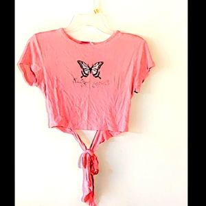 Butterfly Crop tee
